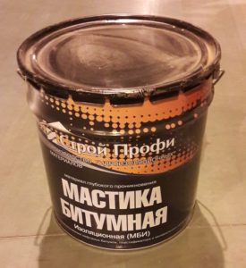 Мастика битумная МБИ