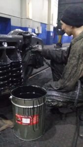 ПФ-115 окраска тележки вагона
