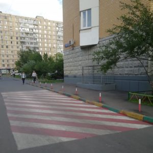 Разметка остановки пожарной техники